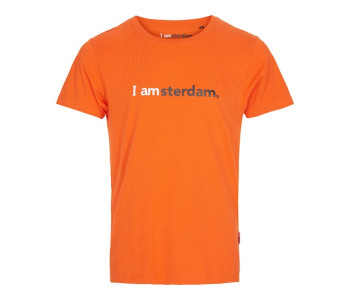 I amsterdam Men Classic T-shirt, orange