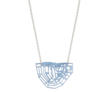 Order the Amsterdam canals necklace S in blue at Holland Design and Gifts