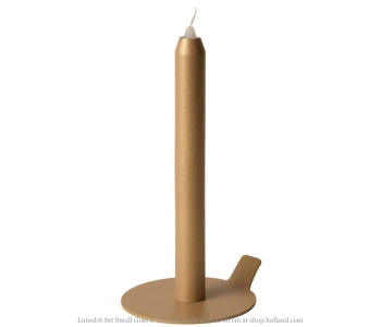 Lunedot S Set Gold, the candle that does not get any smaller