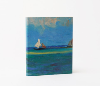 A5 notebook with a print of the Matrepice Seascape by Vincent van Gogh 