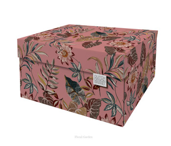 Dutch Design Storage Box Floral Garden - 40 x 31 x 21 cm 