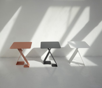 Dance Table by ignore - anthracite, white or red-brown at hollanddesignandgifts.com