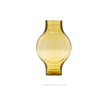 Discover Infinite Round Vase Small Amber here