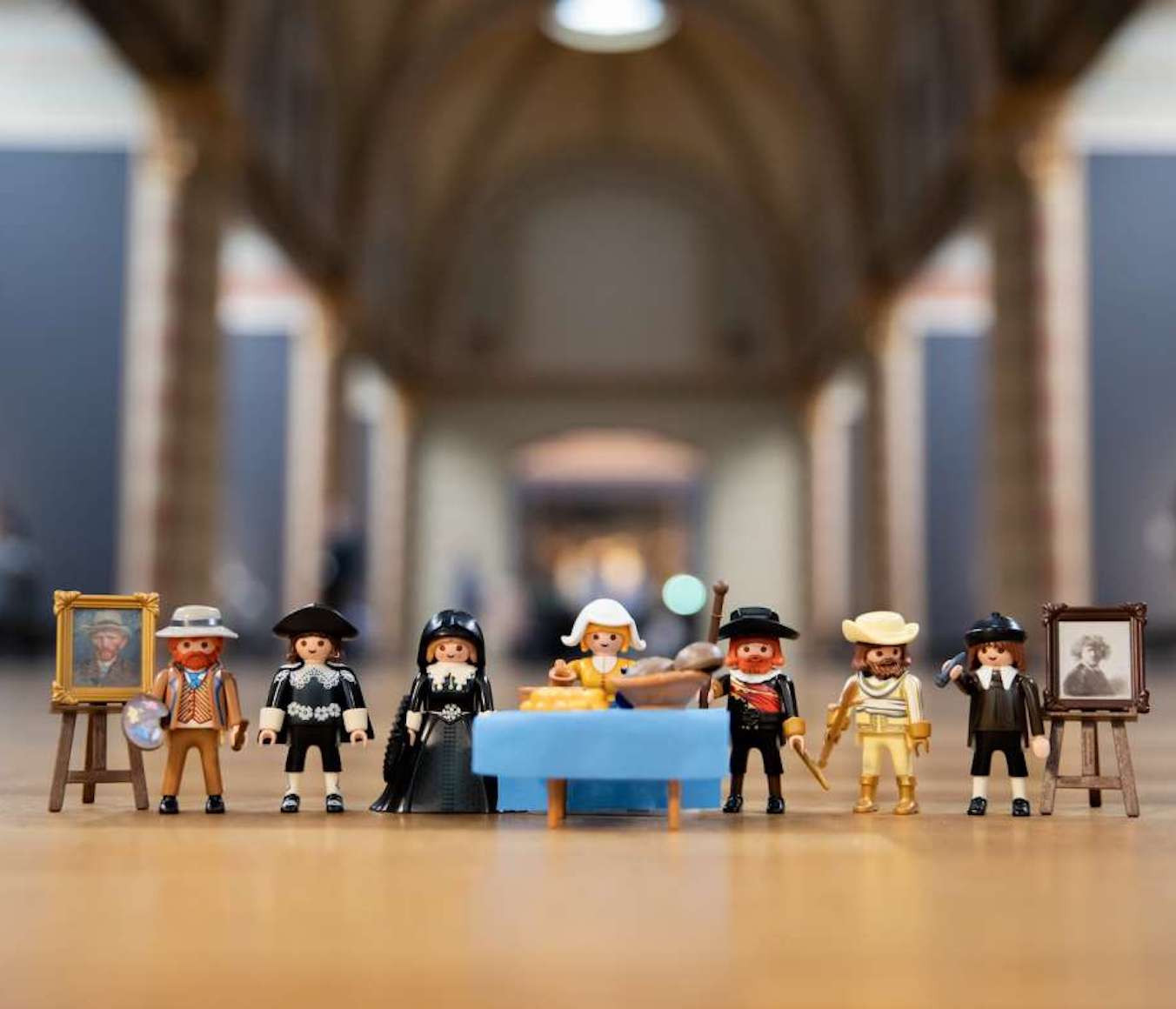 Van Gogh and Self-portrait as Playmobil figures