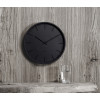 Huygens Tone black wall clock 25, 35, 45 cm