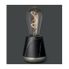 Humble ONE wireless table lamp in black marble and nickel