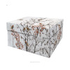 Dutch Design Storage Box Winter Robins - 40 x 31 x 21 cm 