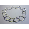 Silver Mecklace Ovals by Yolanda Döpp designer jewelry