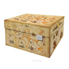 Dutch Design Storage Box Ancient World Map - 40 x 31 x 21 cm 