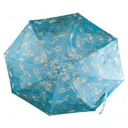 Foldable umbrella with a print inspired on the painting Almond Blossom by Vincent Van Gogh