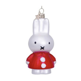 Miffy in red Christmas dress - Christmas tree decoration