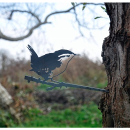 Metal bird Wren by Metalbird; a garden decoration