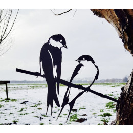 Metalbird Swallow metale bird silhouette