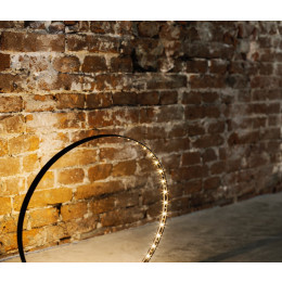 Circle S Led Lamp Steel by Silhouet Lighting 30 cm ø
