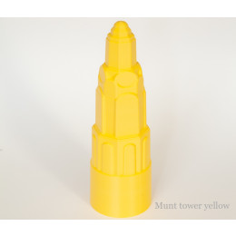 Munttoren geel van Sandmarks zandbak speelgoed koop je bij hollanddesignandgifts.com/nl/
