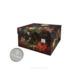 Dutch Design Storage Box Small Flowers Set of 2