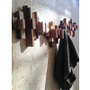 Cluster coat rack by Pepe Heykoop in leftover hardwood