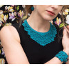 View the Classic necklace, bracelet and earrings aqua scuba by Iris Nijenhuis at amstory.nl