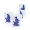 Mug Ship Delft Blue - Set of 2 - special gift