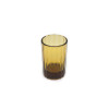 Amber water glass Reed 20 cl