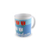 The I amsterdam State of Mind mug with tulips