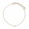 Jordaan bracelet gold or gold plated with canal house