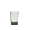 Water glass Reed 20 cl smokey green