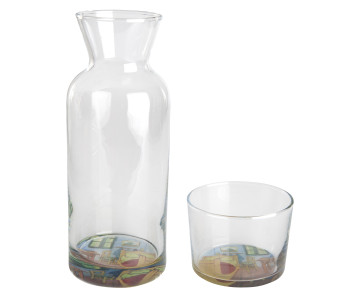 Design glazen karaf en glas Vincent van Gogh Museum Amsterdam