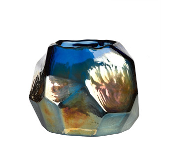 Pols Potten waxinelichthouder Graphic Luster gekleurd glas, mooi cadeau
