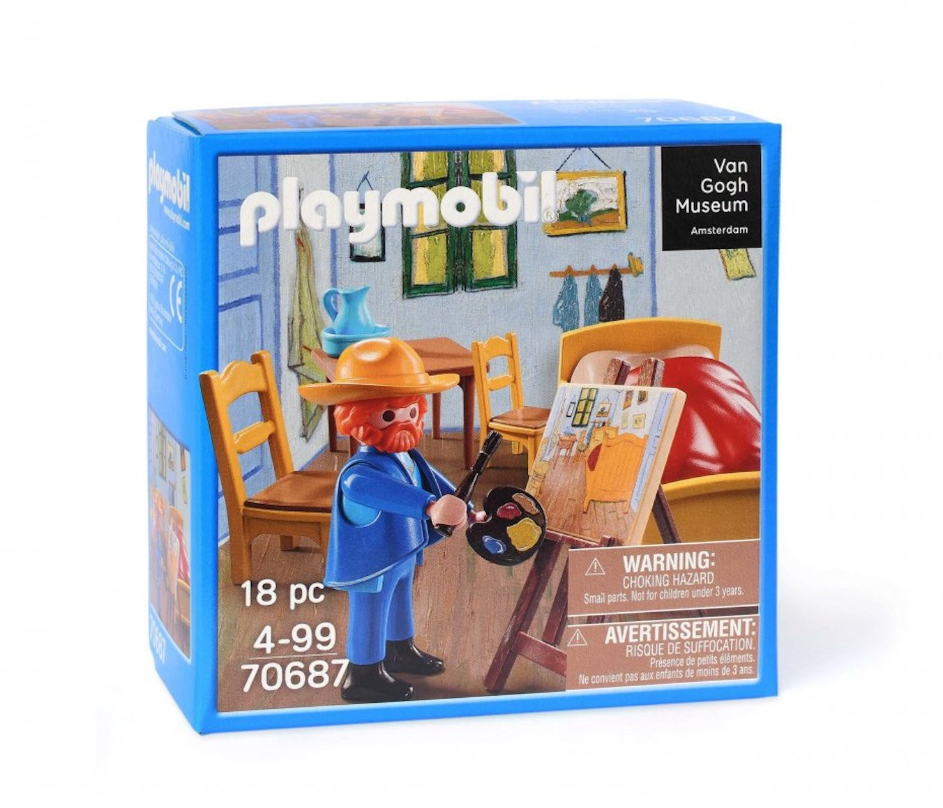 Van Gogh en De Slaapkamer als Playmobil pakket