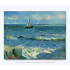 Van Gogh Zeegezicht - Canvas 29x37 cm