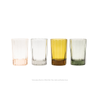 Waterglas Reed 20 cl, set van 6 in 4 kleuren van Brût Homeware 