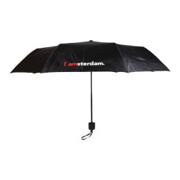 Kleine paraplu, opvouwbaar, 100 cm, zwart