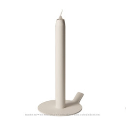 Lunedot S Set Wit, de kaars die niet kleiner wordt koop je natuurlijk bij dé Dutch Design cadeauwinkel