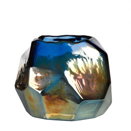 Pols Potten waxinelichthouder Graphic Luster gekleurd glas, mooi cadeau
