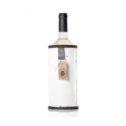 Kywie Wooler wit is een wijn koeler van schapenvacht koop je bij hollanddesignandgifts.com/nl/ - het warenhuis van Dutch Design