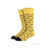 Fiets sokken van Heroes on Socks in geel
