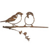 Metalbird mus - een metalen vogel om je tuin mee te versieren