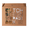 Dutch Design Opbergbox Books komt opgevouwen in een koffer
