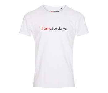 I amsterdam Men Classic T-Shirt, weiß