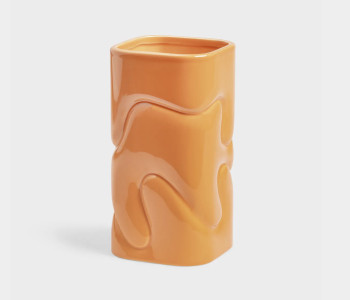 Puffy Vase Orange - 20 cm hoch - ein originelles Geschenk