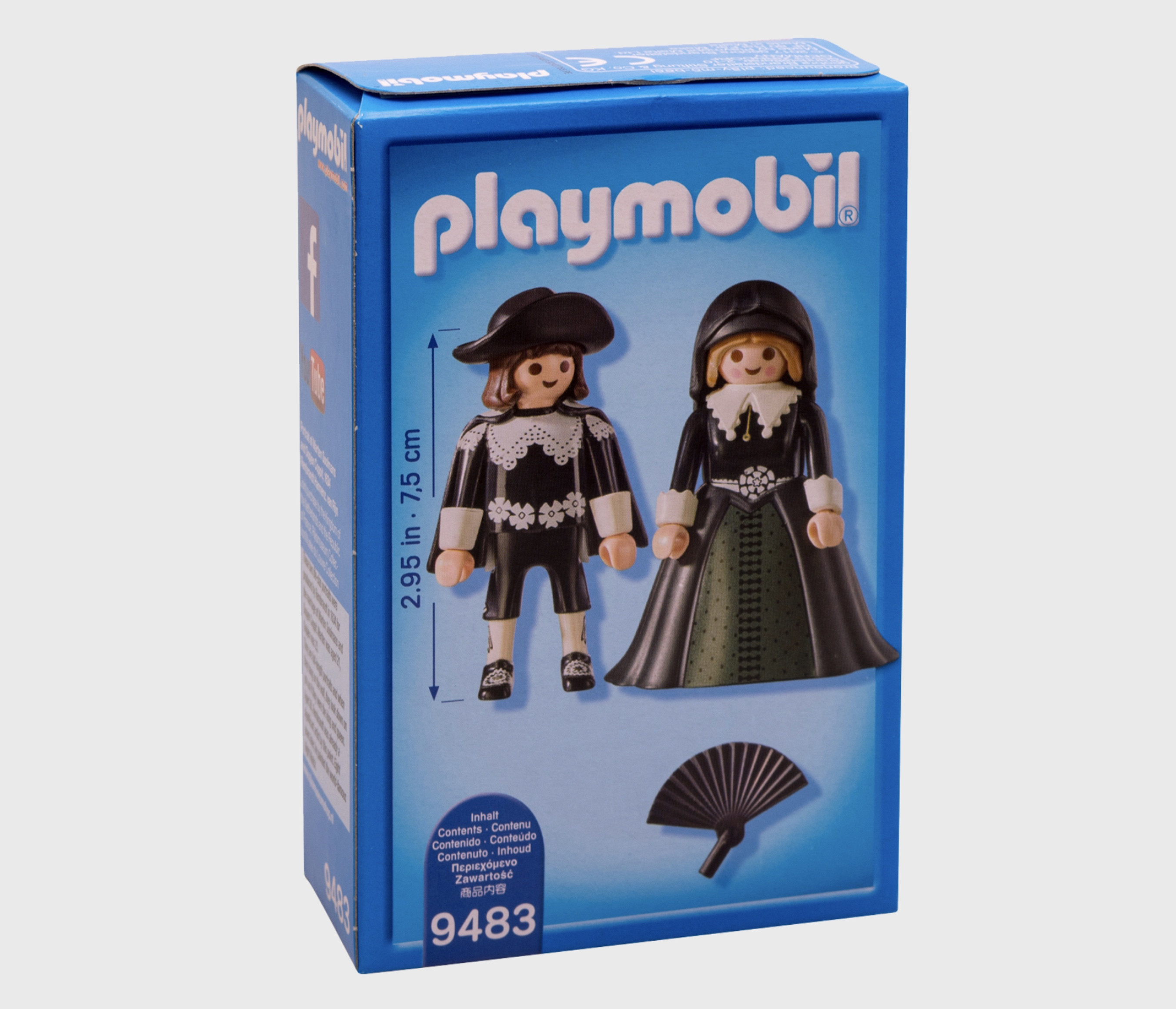 Playmobil 9483 Oopjen 2 x Oberkörper Arme schwarz weiß bedruckt Frau Konvolut 