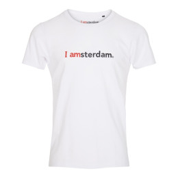 I amsterdam Men Classic T-Shirt, weiß
