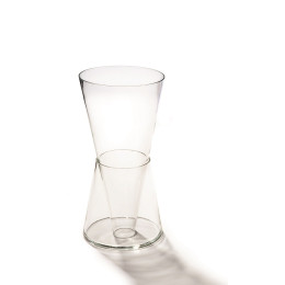 Goods Doppel Vase Kristall Teile von Willem Noyons