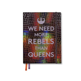 Notizbuch More Rebels than Queens 13,5 x 18,5 cm 