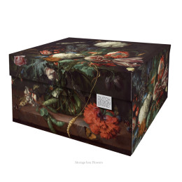 Dutch Design Aufbewahrungsbox Flowers - 40 x 31 x 21 cm