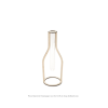 Champagner Vase – Laser-cut von CRE8 unter hollanddesignandgifts.com/de/