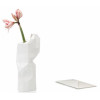 Faltvasen Paper Vase Cover Weiß  in Weiß von Studio Pepe Heykoop